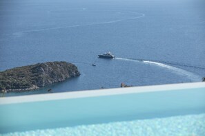 View from property - Villa Sirina with stunning SeaView & private salt water pool (Lefkada)
