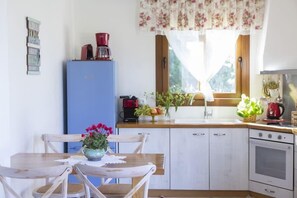 Fridge, oven, stovetop, dishwasher - Secluded Villa Asprolià with salt water pool & large garden, close to town. (Lefkada)