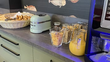 Daily buffet breakfast (EUR 13 per person)