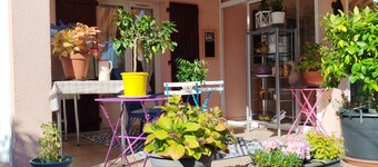 Chambres privées au calme, situées à 5 mn centre ville