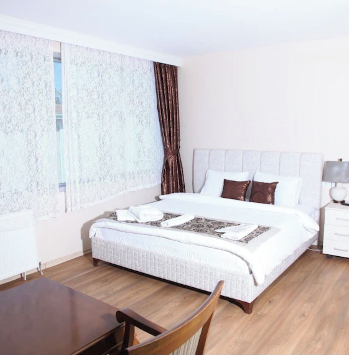 Family Room, City View | Premium bedding, free minibar items, desk, blackout drapes