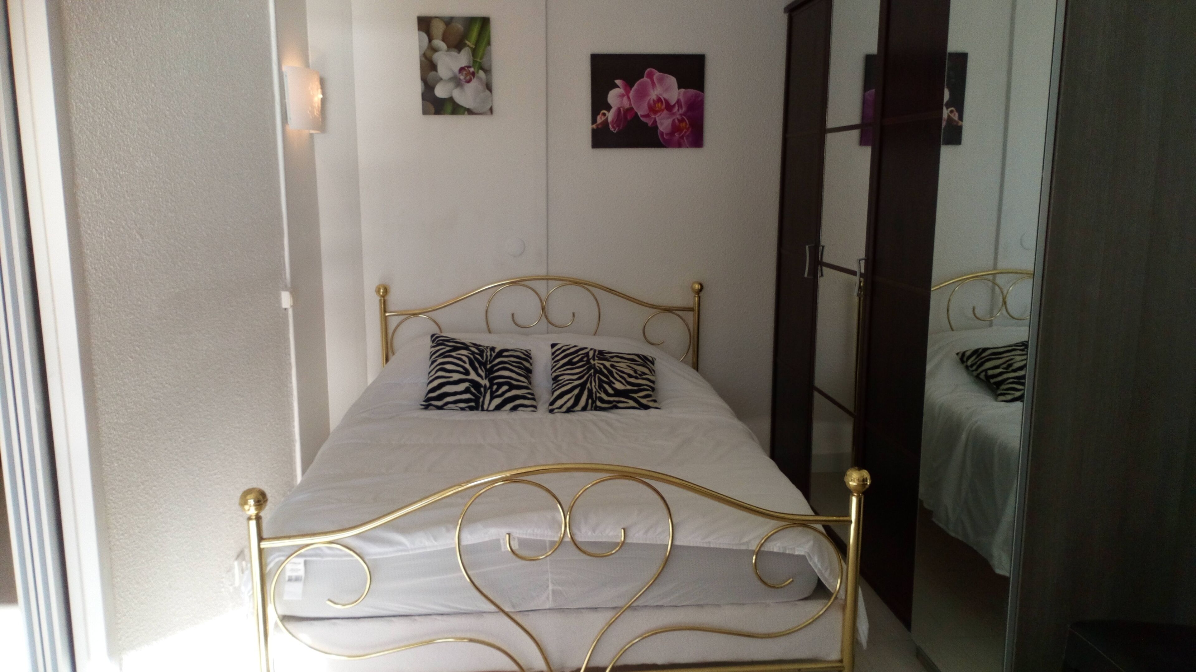 Apartment 40m², 4 people, panoramic sea view and facing the beaches 