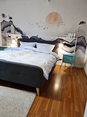 1 chambre, bureau, Wi-Fi gratuit, draps fournis