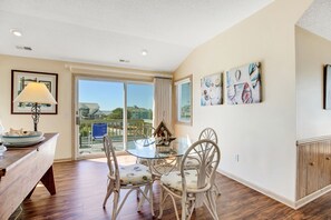 Dining - Serenity Now: Dog-Friendly Home in Golf Course Community w/ Water Views (Nags Head)