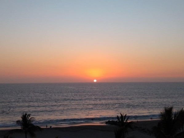 Sun-loungers, beach towels