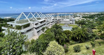 Appartement Hana Iti, vue magnifique sur la mer à l'entrée de Papeete