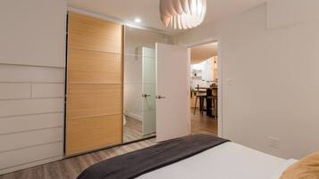 1 bedroom, memory foam beds, travel crib, free WiFi