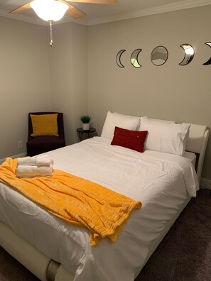 2 habitaciones, tabla de planchar con plancha y wifi gratis
