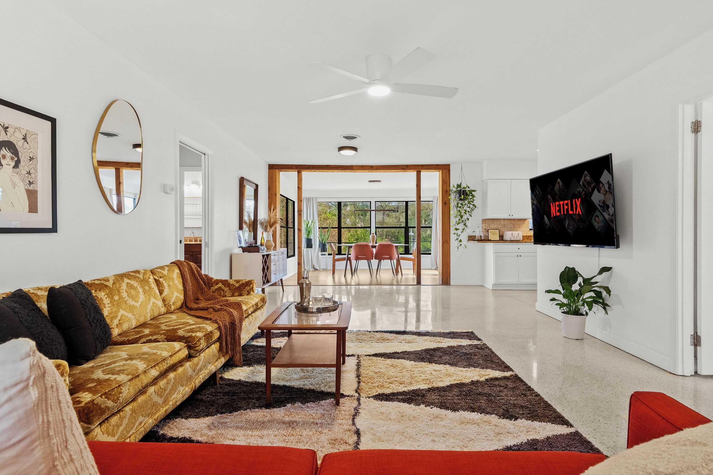 Smart TV, books, music library