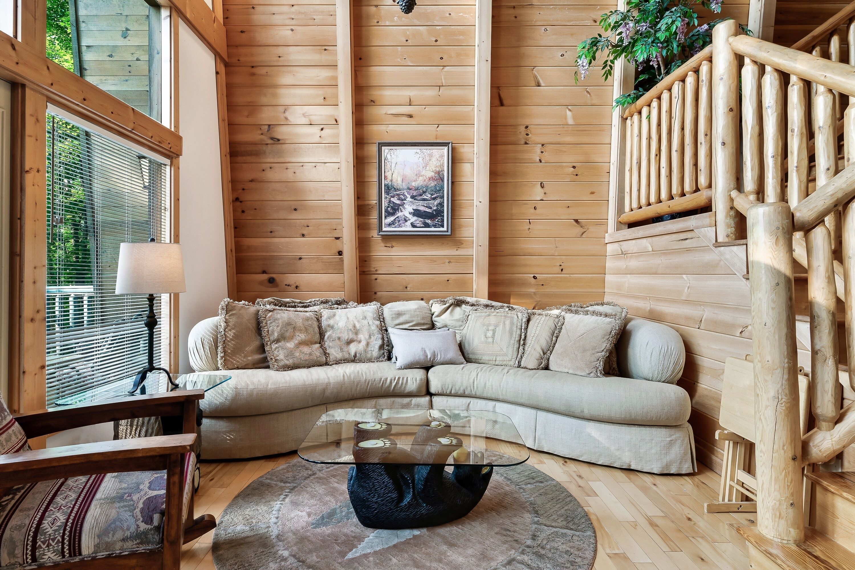 Mountain Chalet Above Ober Mountain Ski Lodge with Majestic Mountain Views