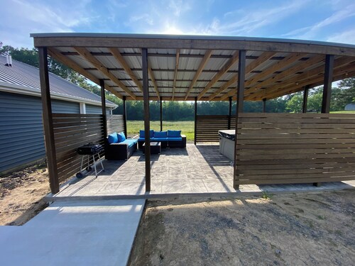 Cozy, Modern Cabin with Private Hot Tub, Sleeps 6, Direct ATV Trail Access!