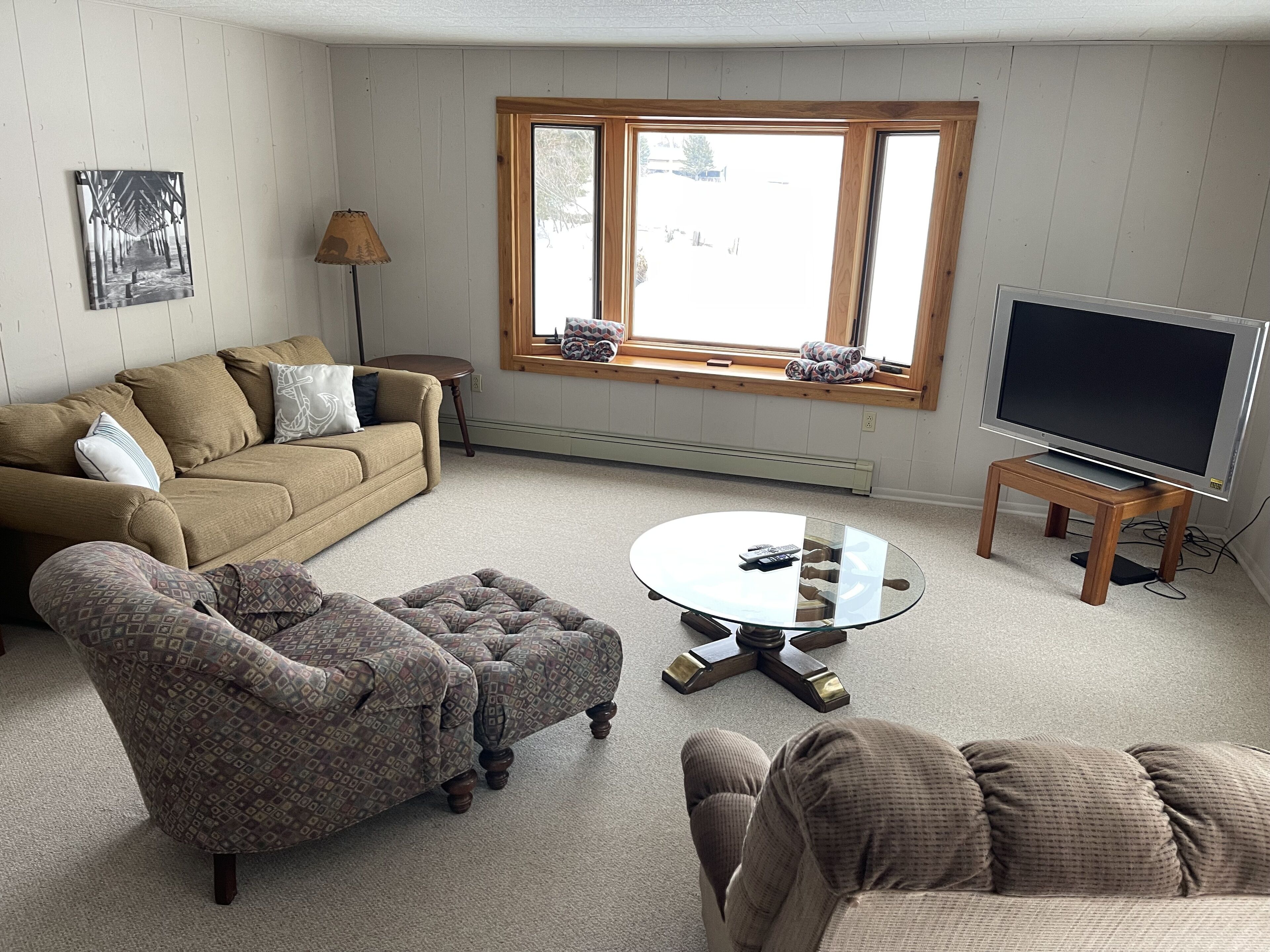 Waterfront house with private dock and beach in Grand Marais, MI 