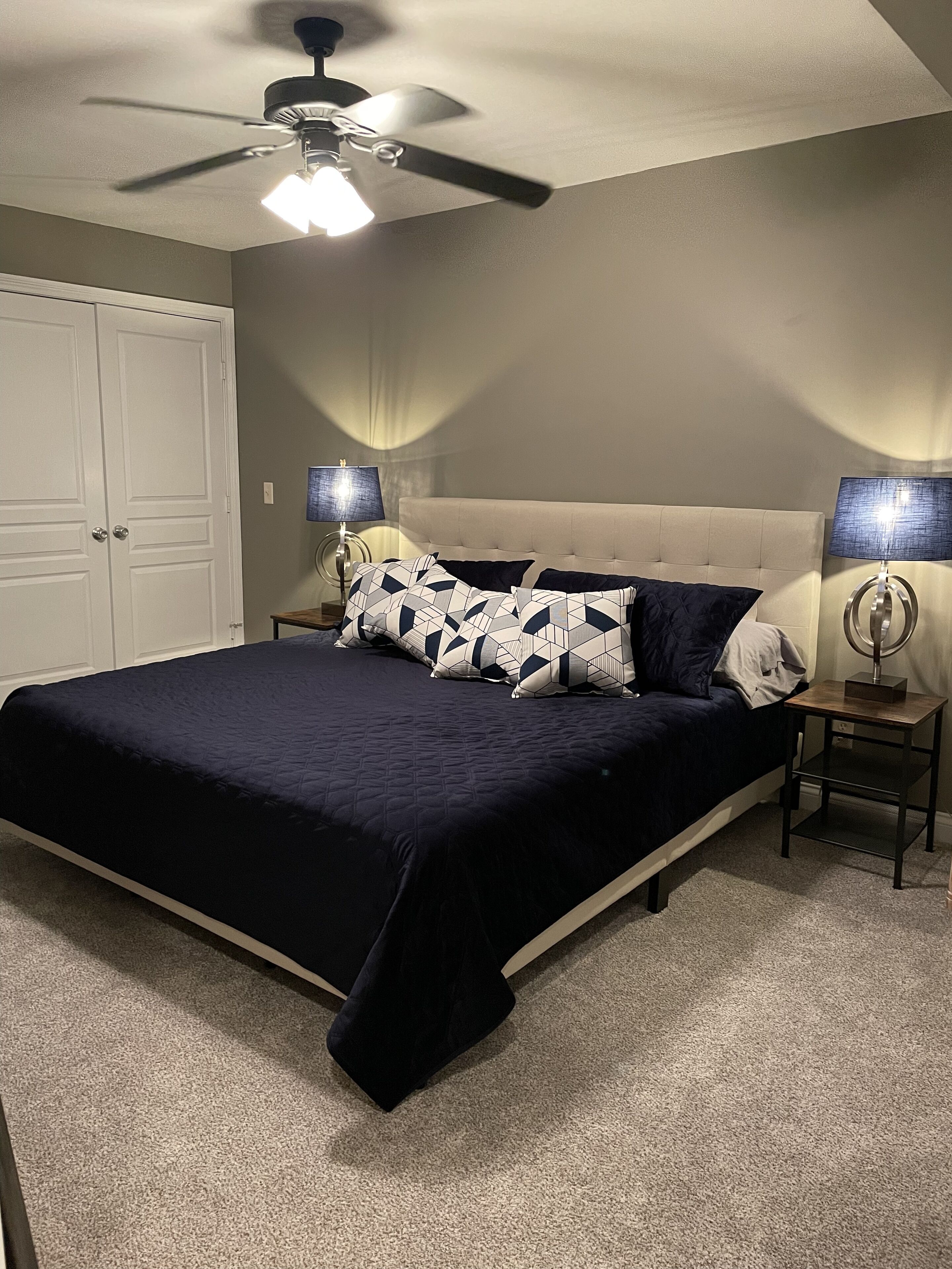 2 quartos, camas com colchões de espuma com sistema de memória