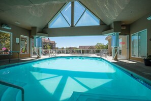 Outdoor pool, a heated pool - Garden level getaway at Discovery Bay (Kelowna)