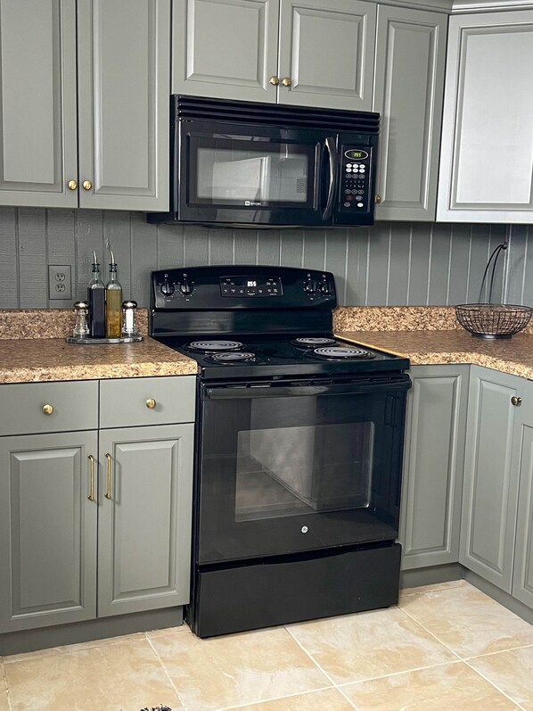 Fridge, microwave, oven, stovetop - Serene Leatherbark 4 BR condo, mins walk to slopes (Snowshoe)