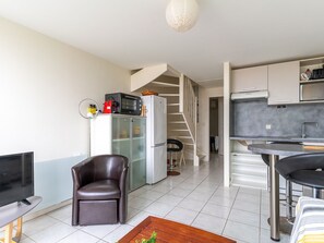 Interior - Duplex in Mimizan Plage for 7 ppl, parking, oceanfront, 3 stars (Mimizan)