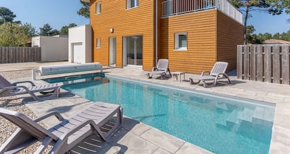 Villa moderne à Mimizan proche plages, climatisée