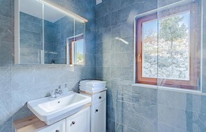 Shower, hair dryer