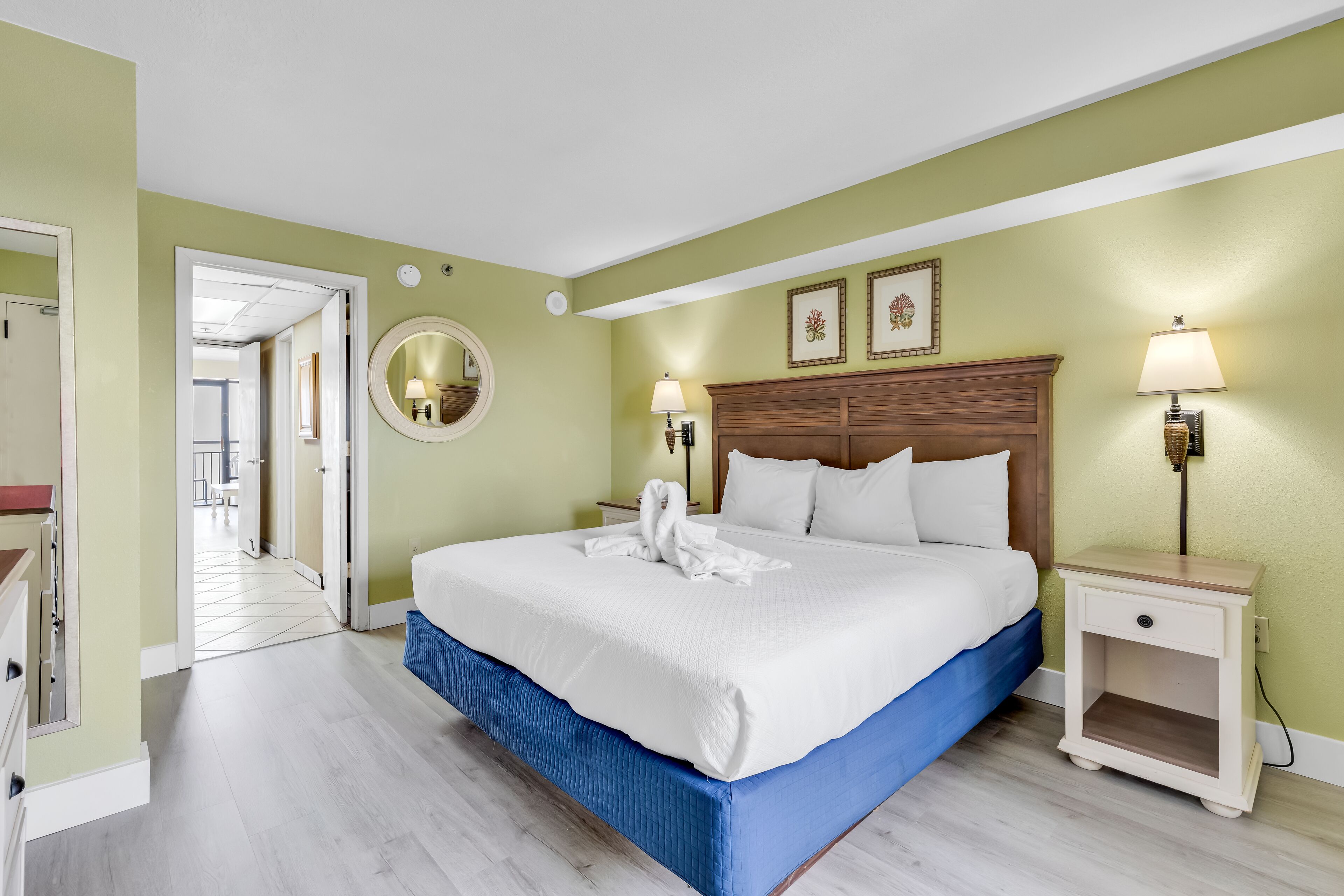 Signatur-lejlighed - 1 soveværelse - balkon - havudsigt | 1 soveværelse, individuelt design, individuel indretning