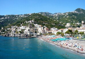 Appartement, plusieurs lits | Plage