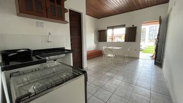 Family Apartment, 1 Bedroom, City View, Ground Floor | Private kitchen | Fridge, oven, cookware/dishes/utensils