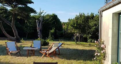 Village house with a large garden sleeps 10