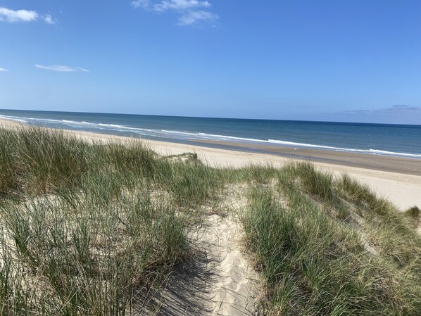 Accommodatie ligt op het strand