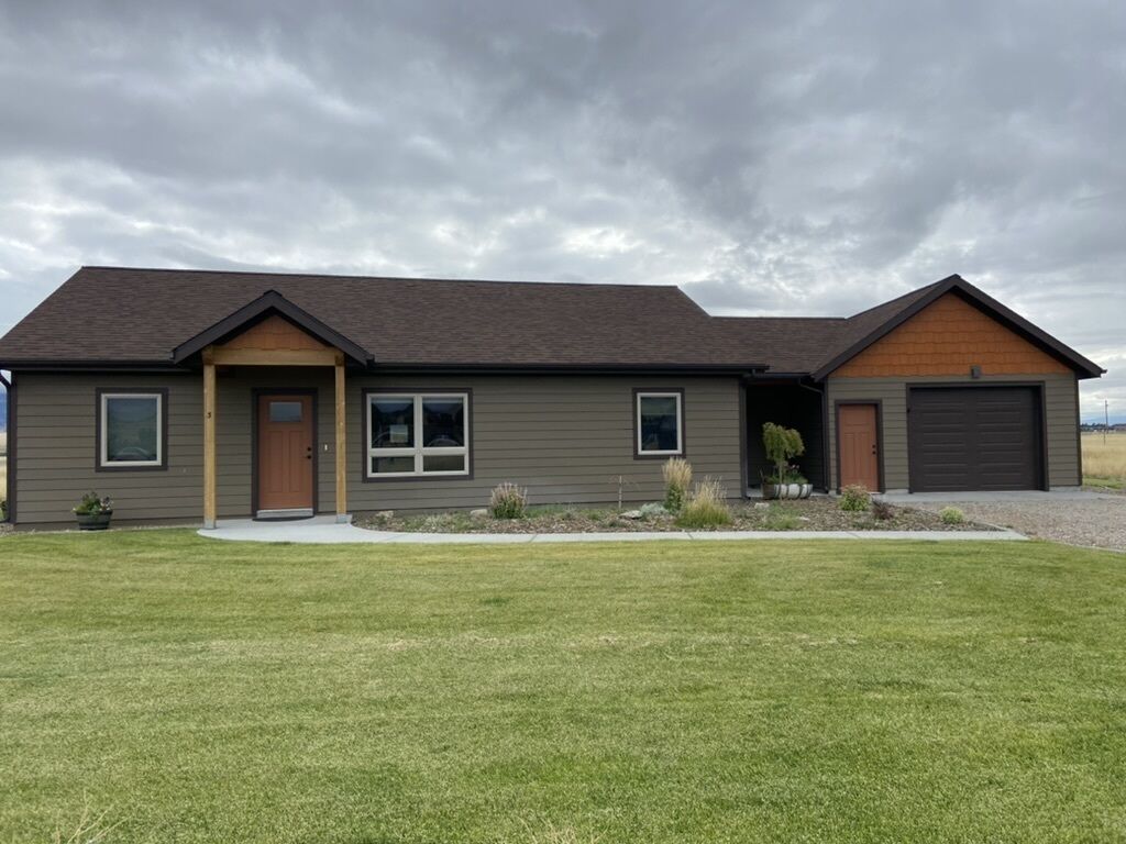 Modern home near the Madison River