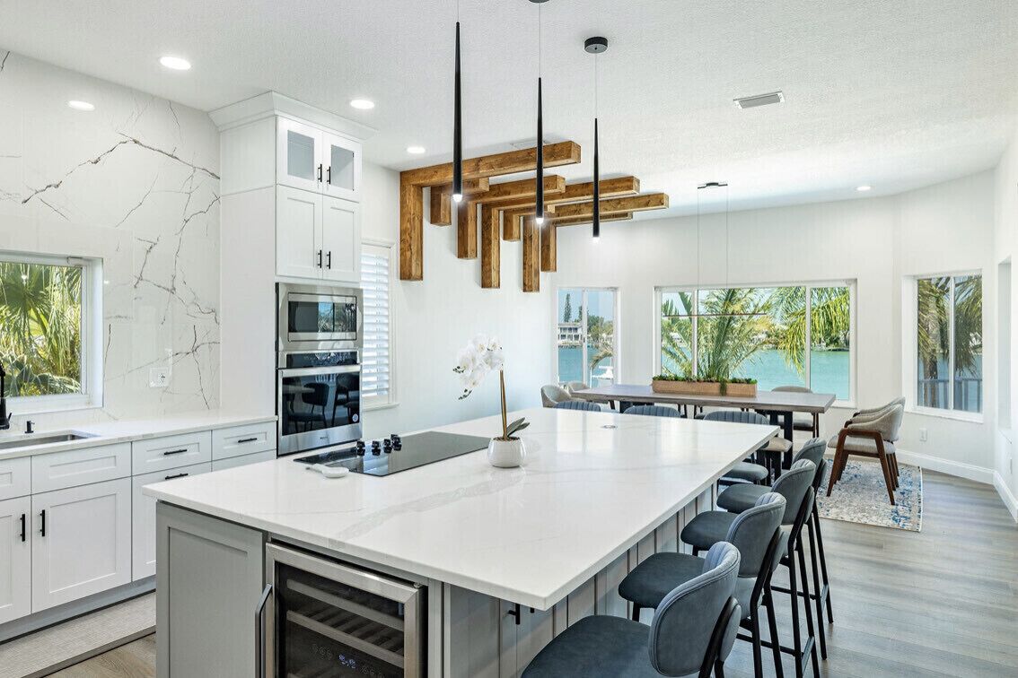 Spectacular Newly Renovated 7 Bedroom,6 Bath Waterfront Villa BTR 1954