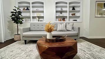 Una televisión, una chimenea, Netflix, Hulu