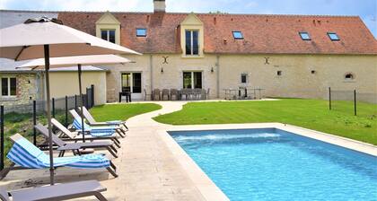 Maison spacieuse, piscine privée, 10 à 19 p.