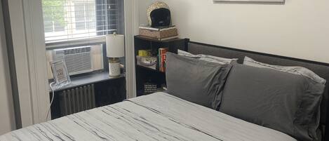 1 غرفة نوم ومكتب وواي فاي