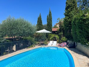 Indoor pool, outdoor pool - Town center villa, private pool. 20% discount on stays of 15 days or more! (Sainte-Maxime)
