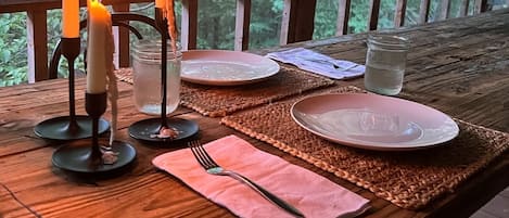 Outdoor dining