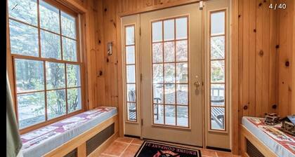 Replica firehouse with large game room, close to hiking and skiing