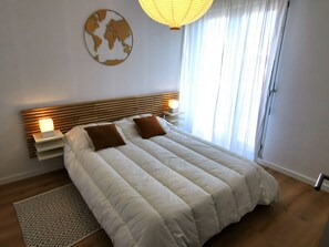 1 dormitorio, tabla de planchar con plancha, wifi gratis