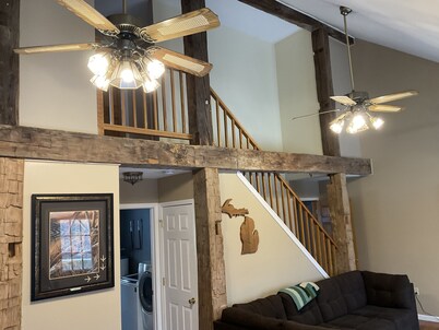 Cozy cabin in the woods