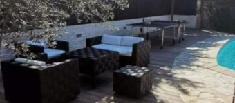 10 min. from Cannes, garden level with private pool, ideal for families