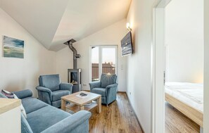 Fernseher, Kamin
