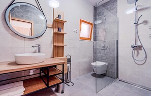 Shower, hair dryer