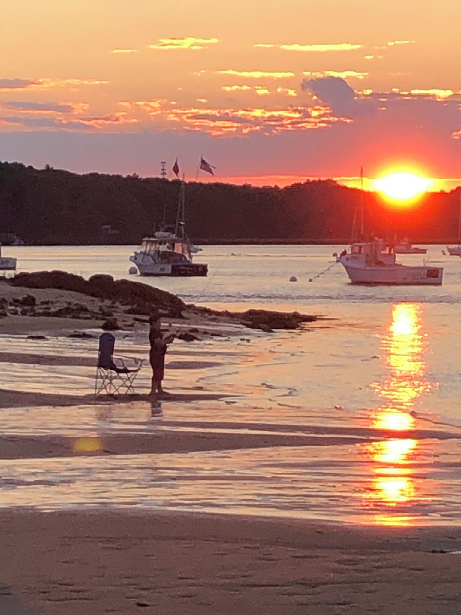 Am Strand, Liegestühle, Strandtücher