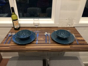 Dining - Modern Private Tiny Home in the Forest (Lemon Creek)