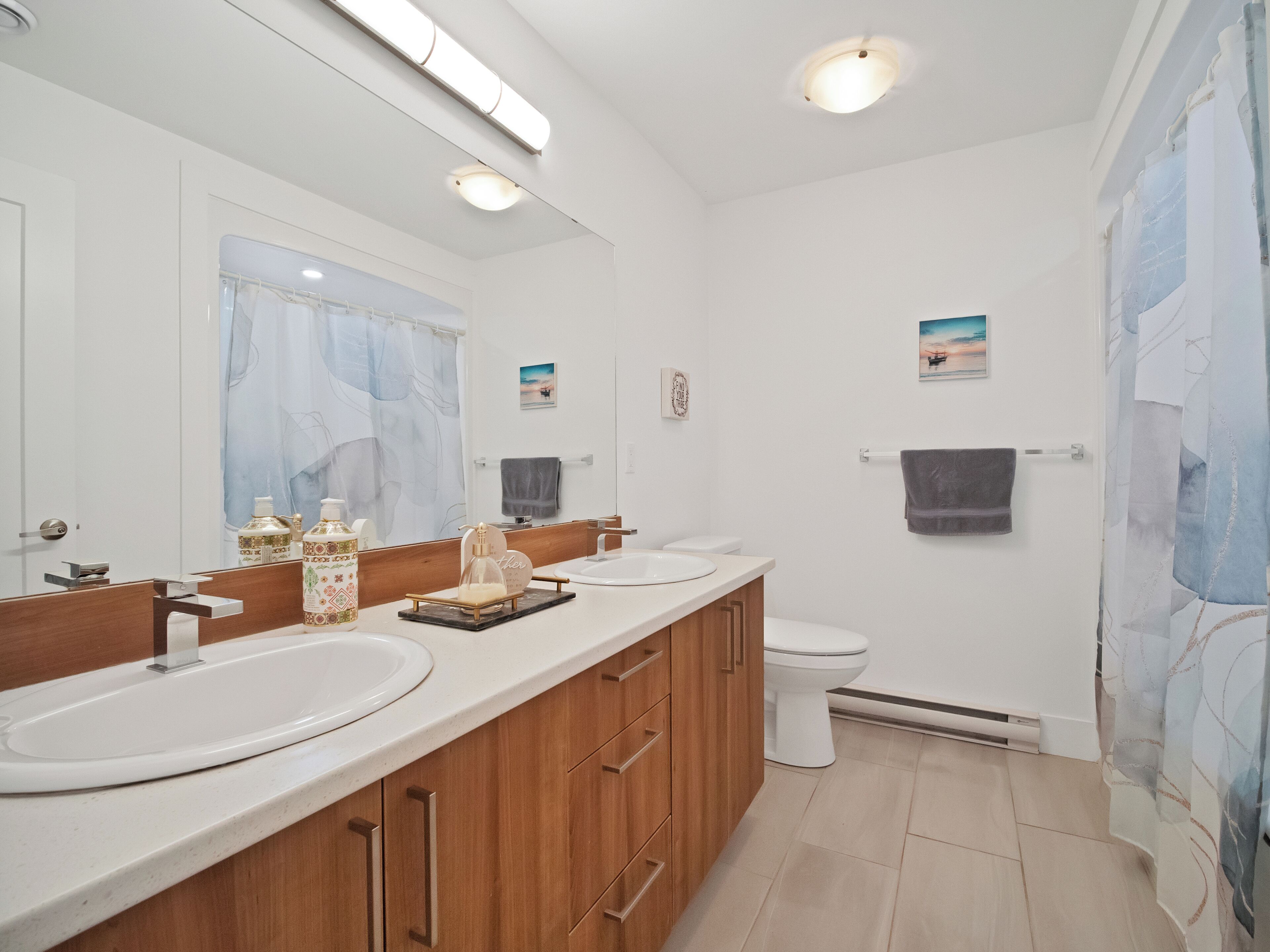 Banyera, tovalloles, sabó i paper higiènic 