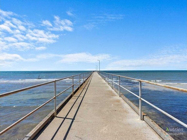 Vlak bij het strand