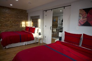 1 chambre, fer et planche à repasser, Wi-Fi, literie fournie