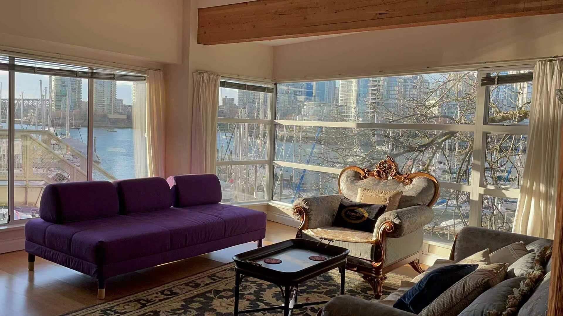 Vancouver Waterfront 1480SF 2BR Townhome with Deck