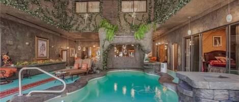 Indoor pool, a heated pool