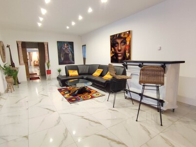 Villa Carthage confort & vue piscine XL / Downhill stylish Villa view & XL pool