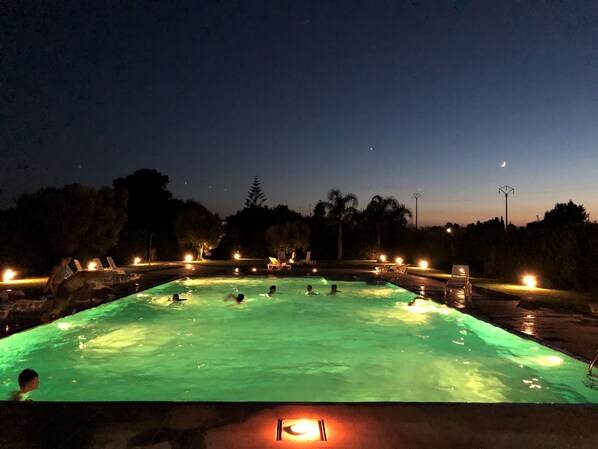 Bungalow, 1 Schlafzimmer, Terrasse, Gartenblick | Pool