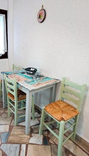 Studio, 1 Bedroom, Smoking, Balcony | Dining - Studio With sea View, Creta, Ierapetra (Ierapetra)